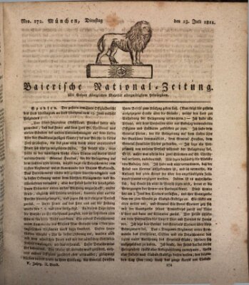 Baierische National-Zeitung Dienstag 23. Juli 1811