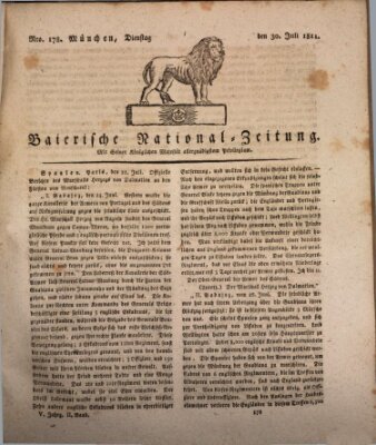 Baierische National-Zeitung Dienstag 30. Juli 1811