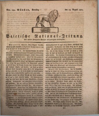 Baierische National-Zeitung Dienstag 13. August 1811