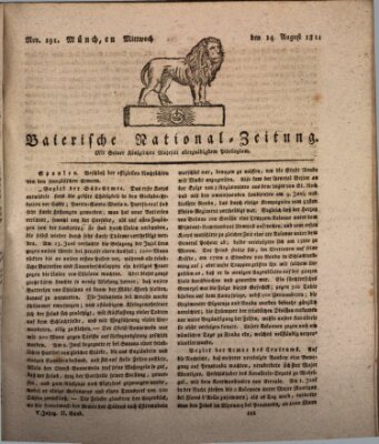 Baierische National-Zeitung Mittwoch 14. August 1811