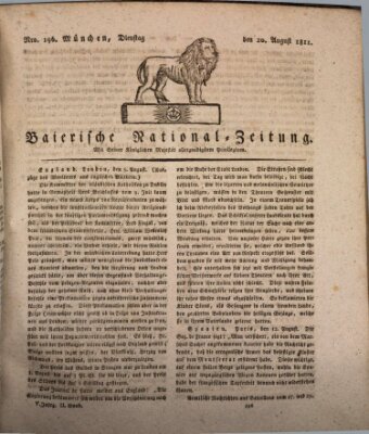 Baierische National-Zeitung Dienstag 20. August 1811