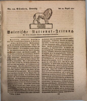 Baierische National-Zeitung Donnerstag 22. August 1811