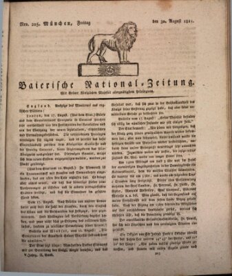 Baierische National-Zeitung Freitag 30. August 1811