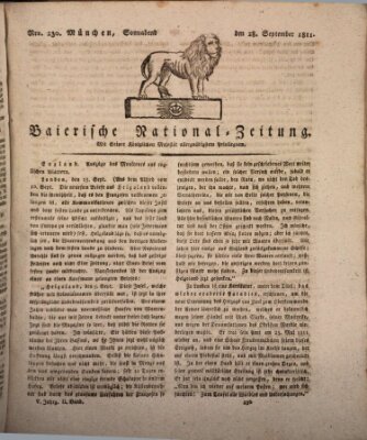 Baierische National-Zeitung Samstag 28. September 1811