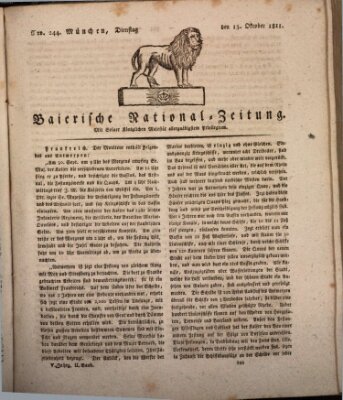 Baierische National-Zeitung Dienstag 15. Oktober 1811