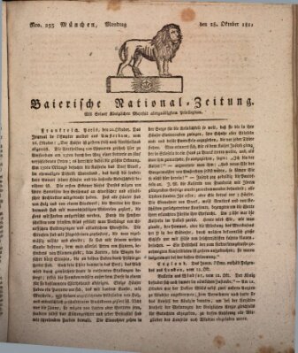 Baierische National-Zeitung Montag 28. Oktober 1811