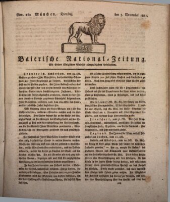 Baierische National-Zeitung Dienstag 5. November 1811