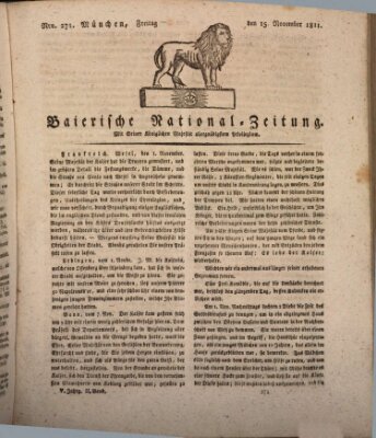 Baierische National-Zeitung Freitag 15. November 1811