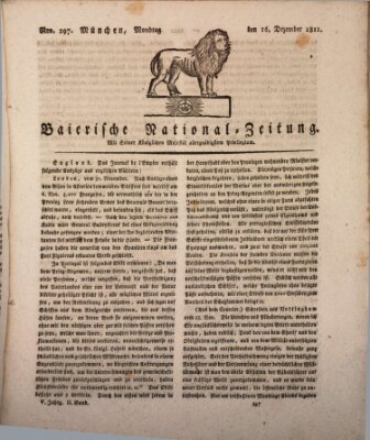 Baierische National-Zeitung Montag 16. Dezember 1811