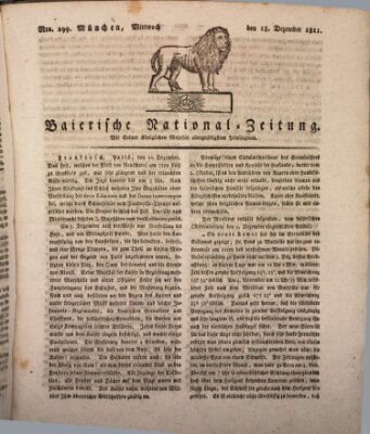 Baierische National-Zeitung Mittwoch 18. Dezember 1811