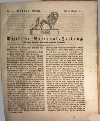 Baierische National-Zeitung Montag 6. Januar 1812