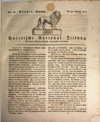 Baierische National-Zeitung Donnerstag 30. Januar 1812