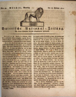 Baierische National-Zeitung Montag 17. Februar 1812