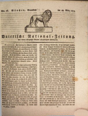 Baierische National-Zeitung Samstag 28. März 1812