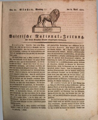 Baierische National-Zeitung Montag 6. April 1812