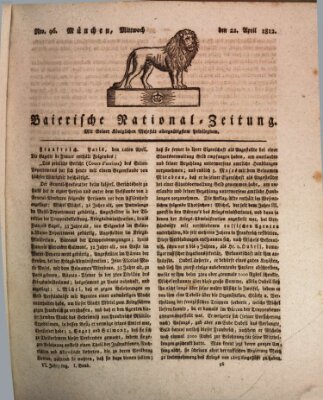 Baierische National-Zeitung Mittwoch 22. April 1812