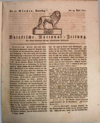 Baierische National-Zeitung Donnerstag 23. April 1812