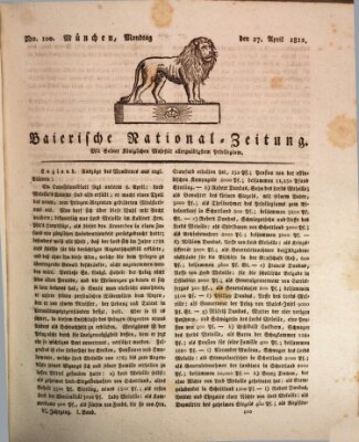 Baierische National-Zeitung Montag 27. April 1812