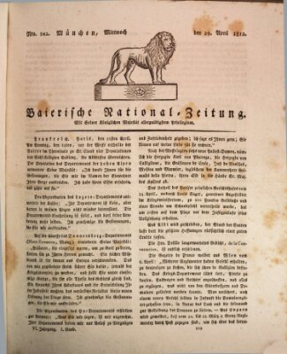 Baierische National-Zeitung Mittwoch 29. April 1812