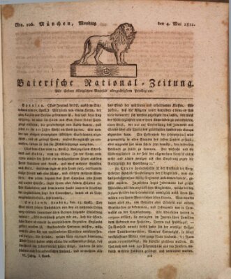 Baierische National-Zeitung Montag 4. Mai 1812