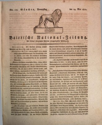 Baierische National-Zeitung Donnerstag 14. Mai 1812