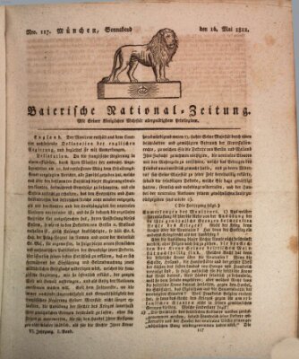 Baierische National-Zeitung Samstag 16. Mai 1812