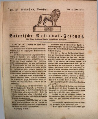 Baierische National-Zeitung Donnerstag 4. Juni 1812