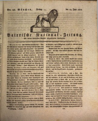 Baierische National-Zeitung Freitag 12. Juni 1812