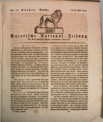 Baierische National-Zeitung Mittwoch 8. Juli 1812