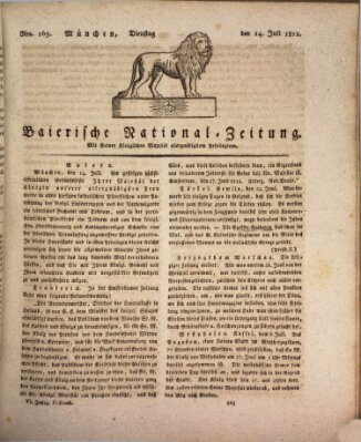 Baierische National-Zeitung Dienstag 14. Juli 1812