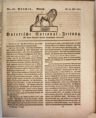 Baierische National-Zeitung Mittwoch 15. Juli 1812