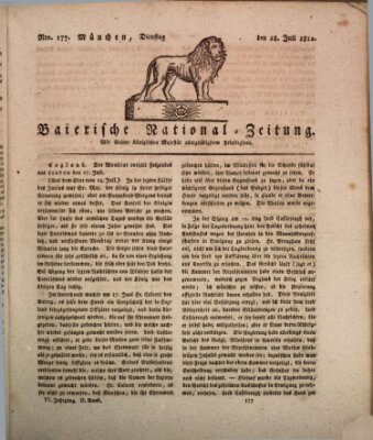 Baierische National-Zeitung Dienstag 28. Juli 1812