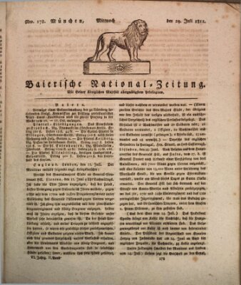 Baierische National-Zeitung Mittwoch 29. Juli 1812