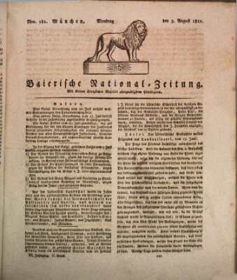 Baierische National-Zeitung Montag 3. August 1812