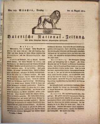 Baierische National-Zeitung Dienstag 18. August 1812