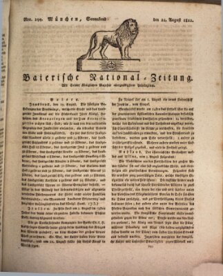 Baierische National-Zeitung Samstag 22. August 1812