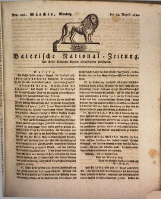 Baierische National-Zeitung Montag 31. August 1812