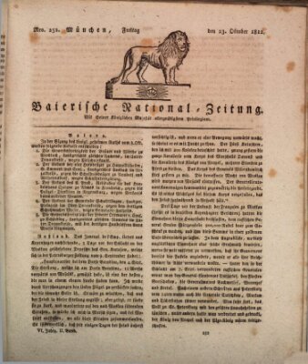 Baierische National-Zeitung Freitag 23. Oktober 1812