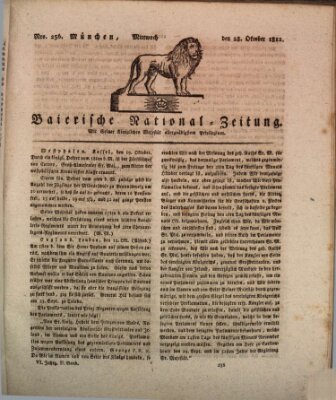 Baierische National-Zeitung Mittwoch 28. Oktober 1812