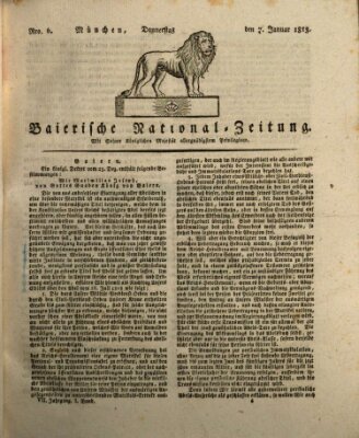 Baierische National-Zeitung Donnerstag 7. Januar 1813