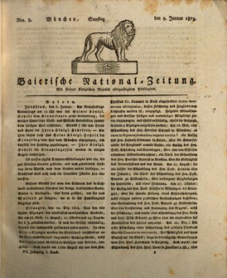 Baierische National-Zeitung Samstag 9. Januar 1813