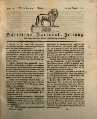 Baierische National-Zeitung Freitag 22. Januar 1813