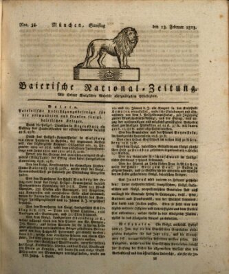 Baierische National-Zeitung Samstag 13. Februar 1813