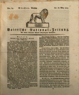 Baierische National-Zeitung Dienstag 16. März 1813