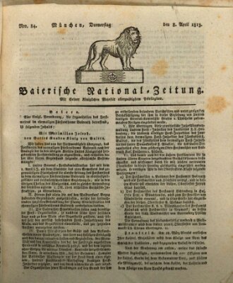 Baierische National-Zeitung Donnerstag 8. April 1813