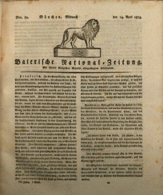 Baierische National-Zeitung Mittwoch 14. April 1813