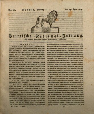 Baierische National-Zeitung Samstag 24. April 1813