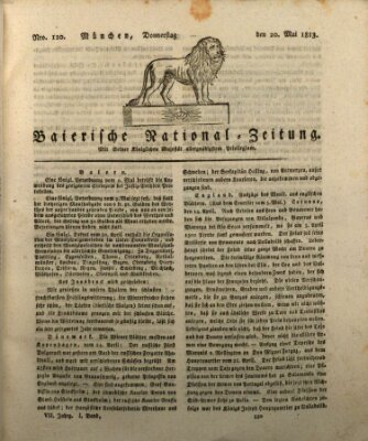 Baierische National-Zeitung Donnerstag 20. Mai 1813