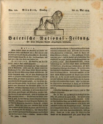 Baierische National-Zeitung Samstag 22. Mai 1813