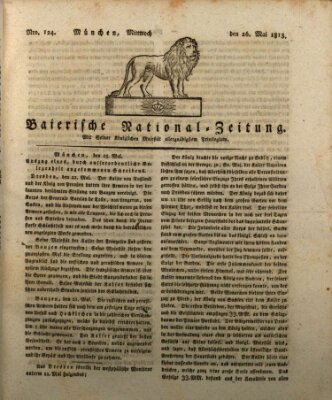 Baierische National-Zeitung Mittwoch 26. Mai 1813